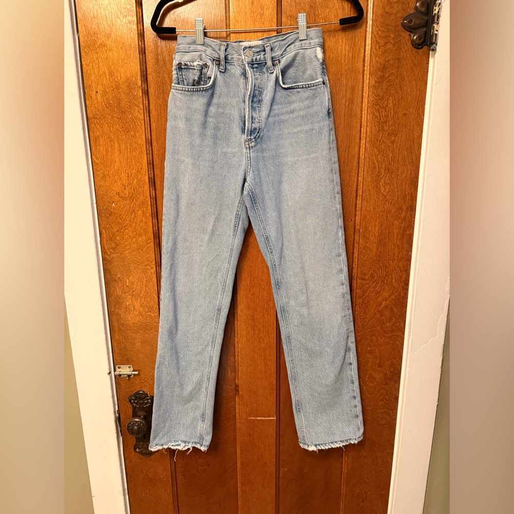 AGOLDE classic Lana light wash
